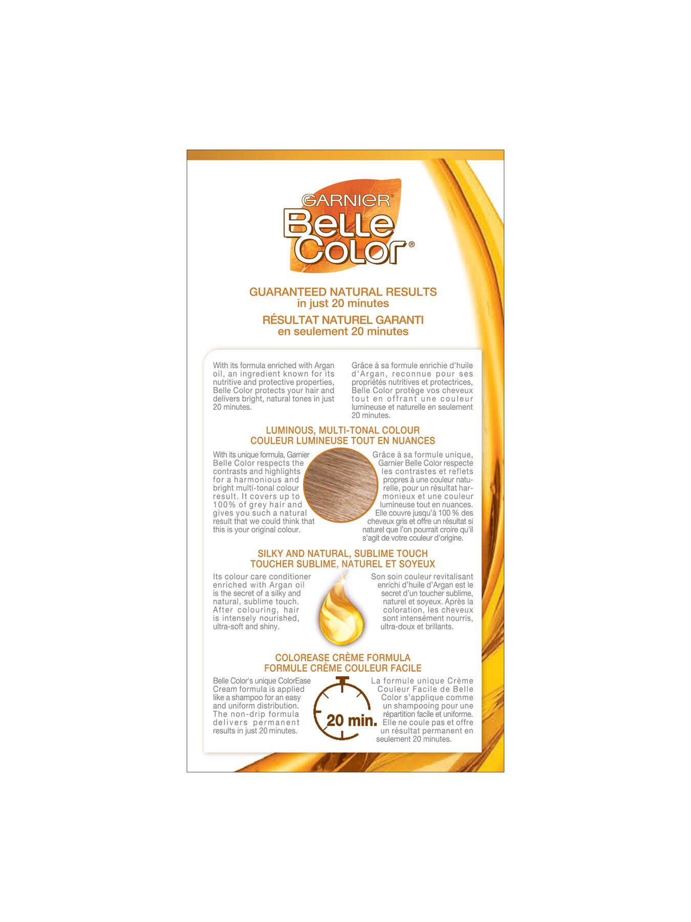 garnier hair dye belle color 8n medium nude blonde 603084494835 t2